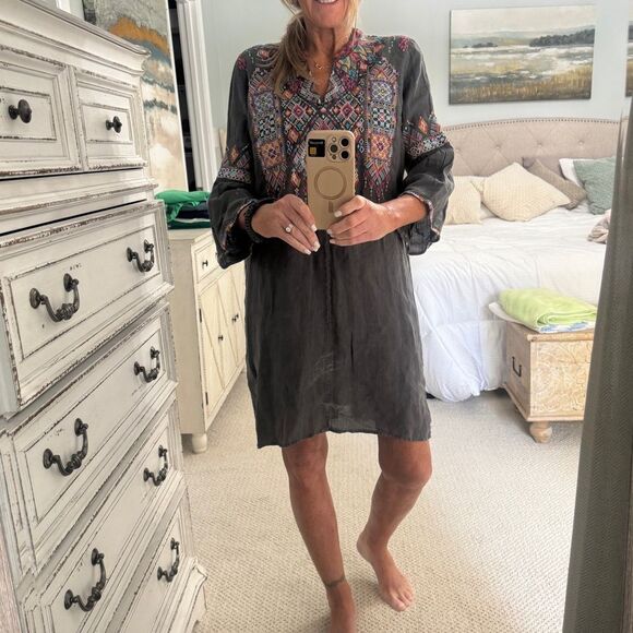 Johnny Was Shankara Flare Sleeve tunic /dress- new with tags size small - Picture 5 of 15